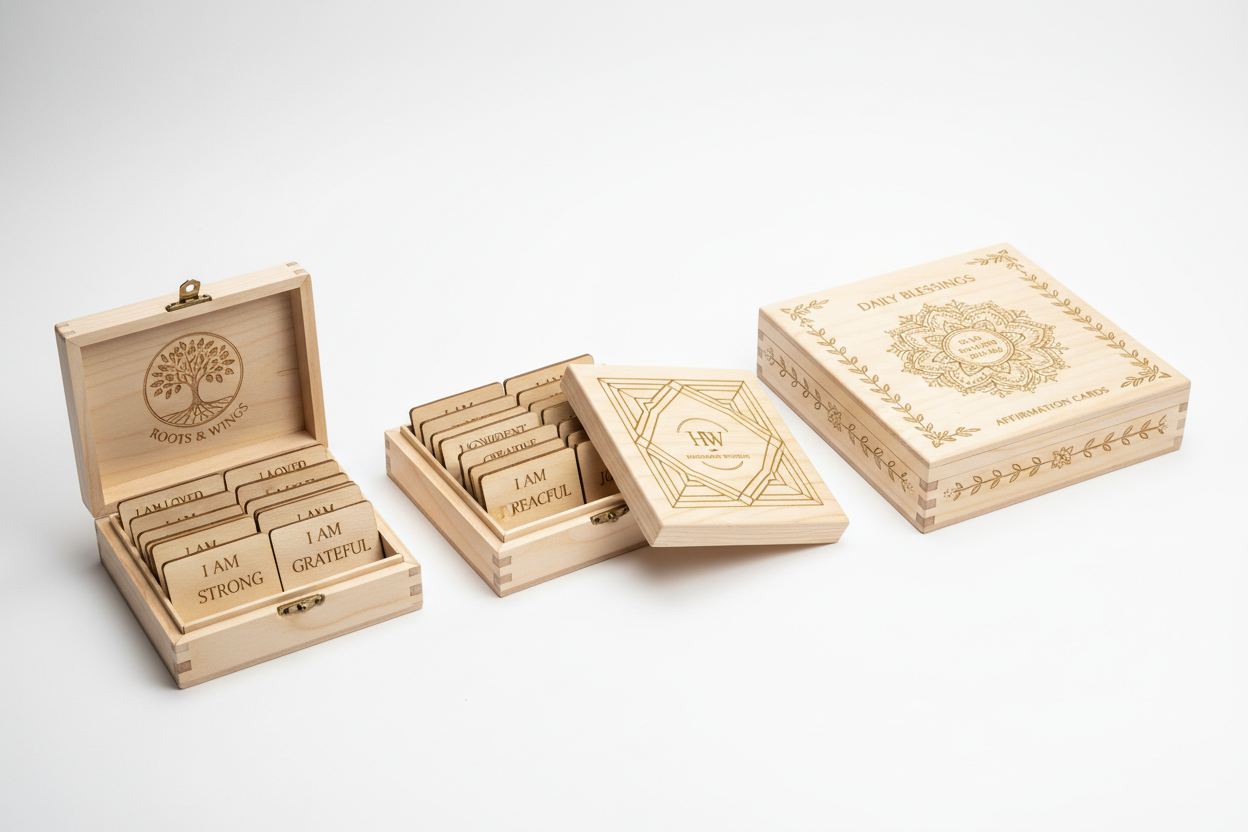 ja nah dran. Die Holzboxen sind auch gelasert und selbstgemacht 